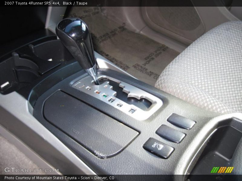 Black / Taupe 2007 Toyota 4Runner SR5 4x4
