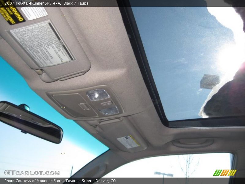 Black / Taupe 2007 Toyota 4Runner SR5 4x4