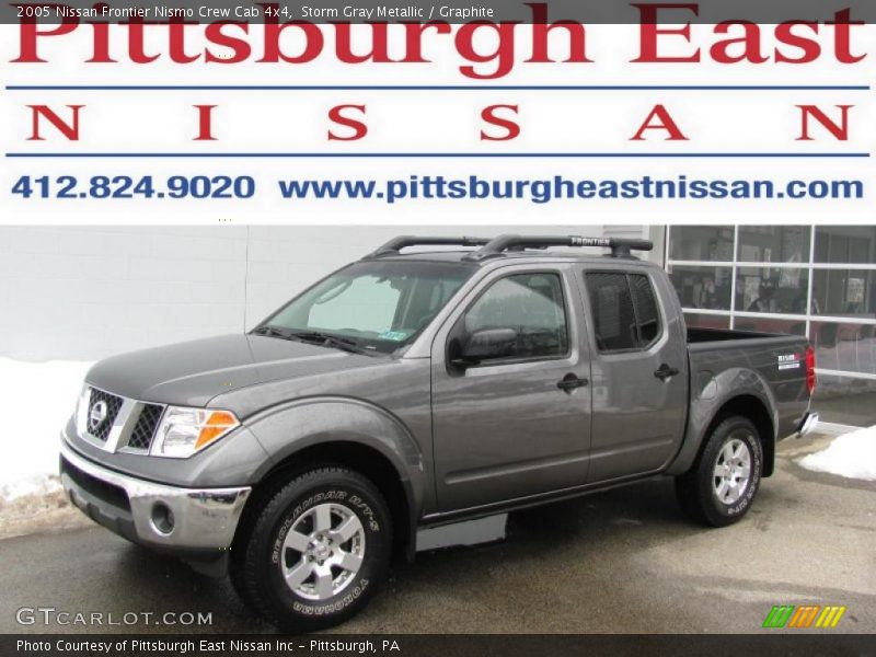 Storm Gray Metallic / Graphite 2005 Nissan Frontier Nismo Crew Cab 4x4