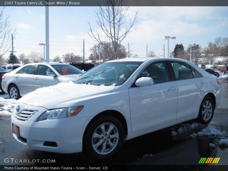 Super White / Bisque 2007 Toyota Camry LE