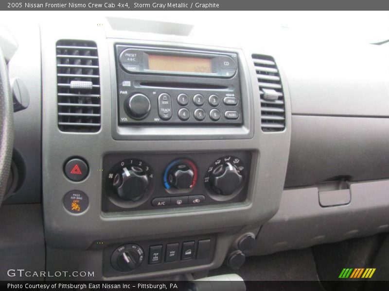Storm Gray Metallic / Graphite 2005 Nissan Frontier Nismo Crew Cab 4x4