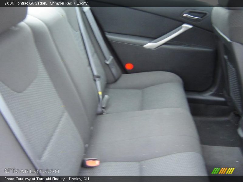 Crimson Red / Ebony 2006 Pontiac G6 Sedan