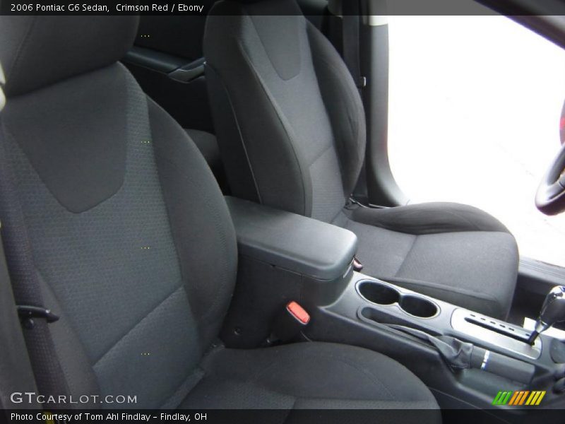 Crimson Red / Ebony 2006 Pontiac G6 Sedan