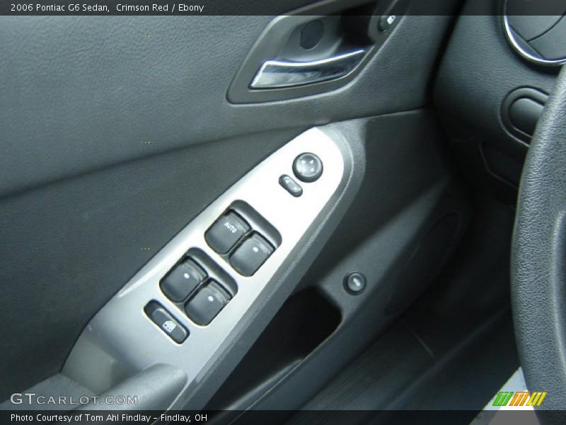 Crimson Red / Ebony 2006 Pontiac G6 Sedan