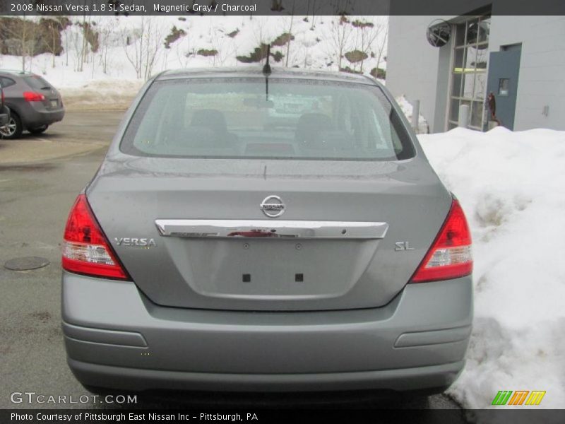 Magnetic Gray / Charcoal 2008 Nissan Versa 1.8 SL Sedan