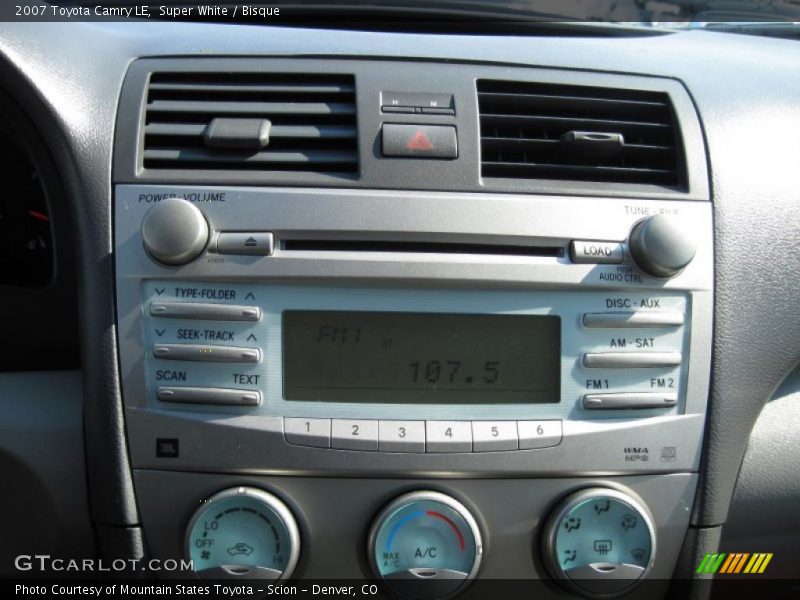 Super White / Bisque 2007 Toyota Camry LE
