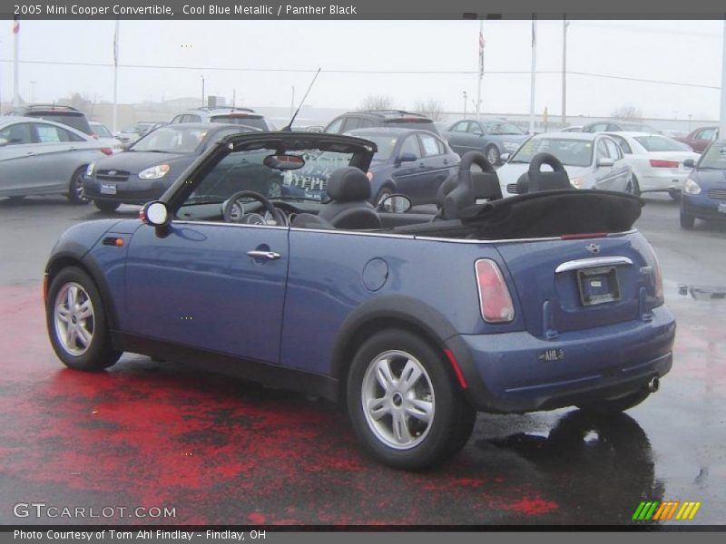 Cool Blue Metallic / Panther Black 2005 Mini Cooper Convertible