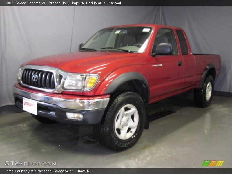 Impulse Red Pearl / Charcoal 2004 Toyota Tacoma V6 Xtracab 4x4