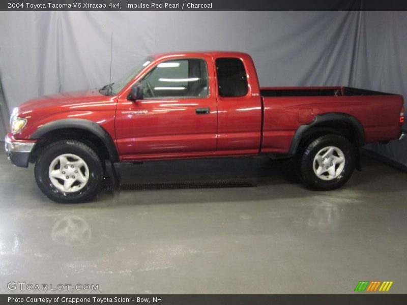 Impulse Red Pearl / Charcoal 2004 Toyota Tacoma V6 Xtracab 4x4