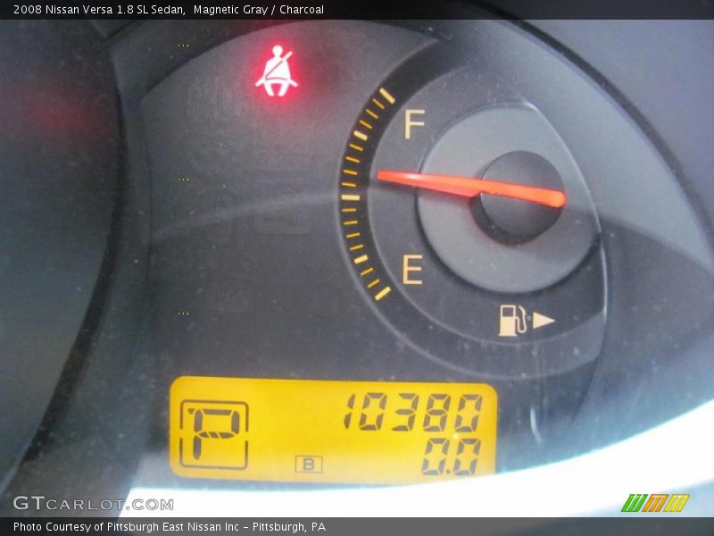 Magnetic Gray / Charcoal 2008 Nissan Versa 1.8 SL Sedan