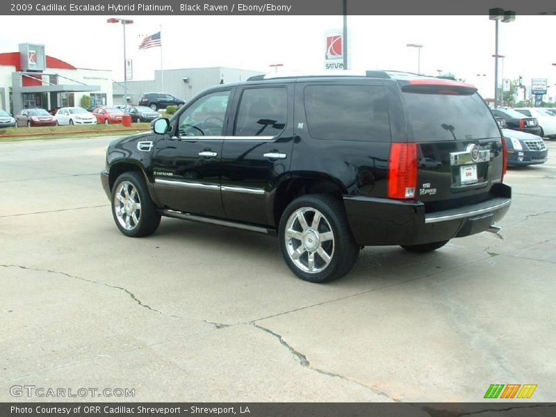 Black Raven / Ebony/Ebony 2009 Cadillac Escalade Hybrid Platinum