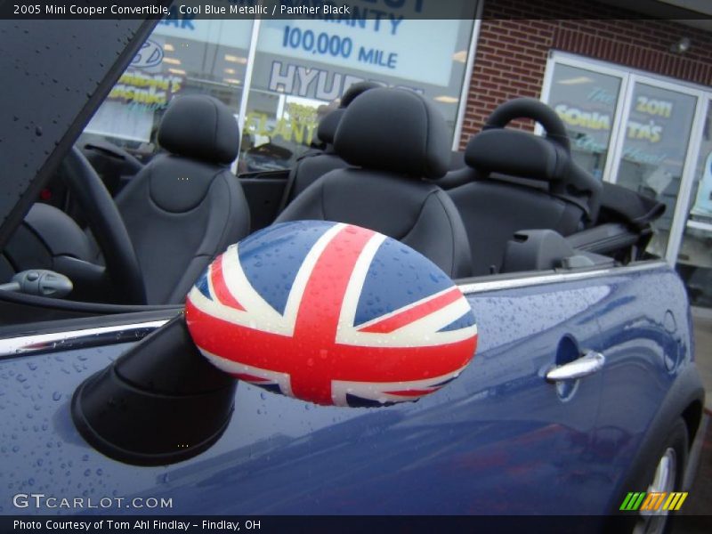 Cool Blue Metallic / Panther Black 2005 Mini Cooper Convertible