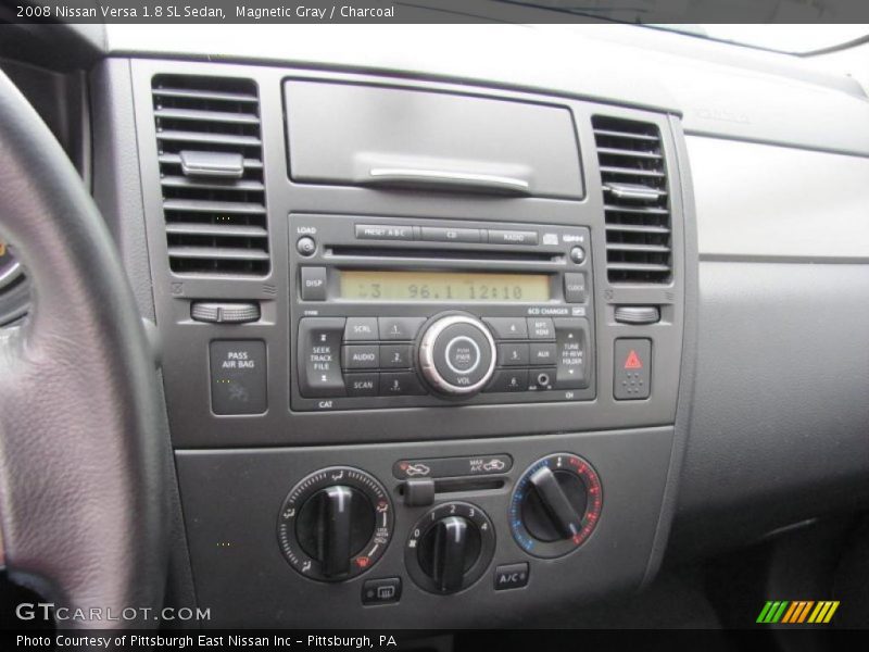 Magnetic Gray / Charcoal 2008 Nissan Versa 1.8 SL Sedan
