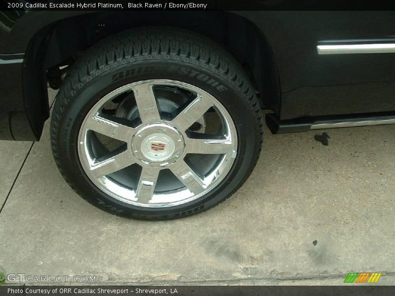 Black Raven / Ebony/Ebony 2009 Cadillac Escalade Hybrid Platinum