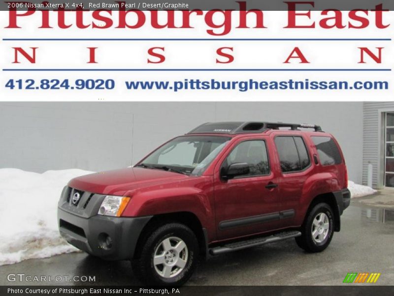 Red Brawn Pearl / Desert/Graphite 2006 Nissan Xterra X 4x4