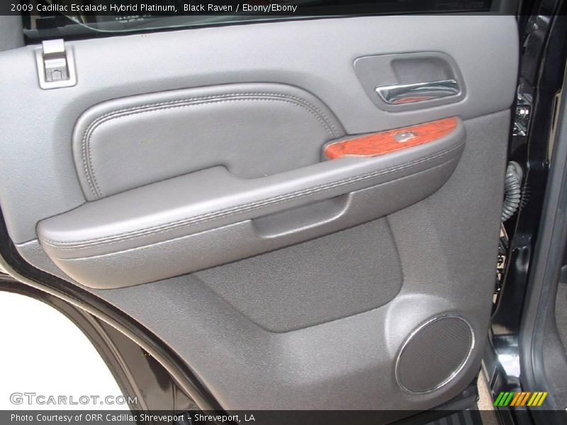 Black Raven / Ebony/Ebony 2009 Cadillac Escalade Hybrid Platinum