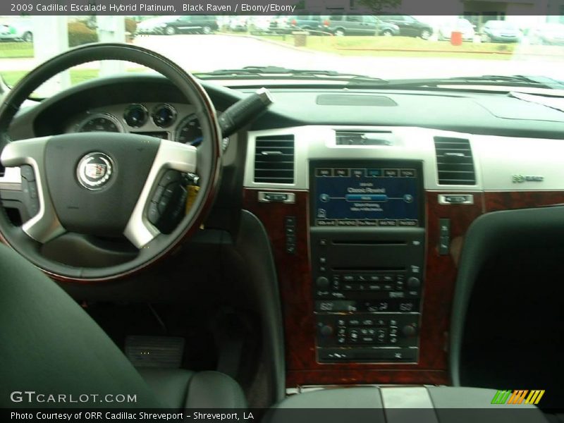 Black Raven / Ebony/Ebony 2009 Cadillac Escalade Hybrid Platinum