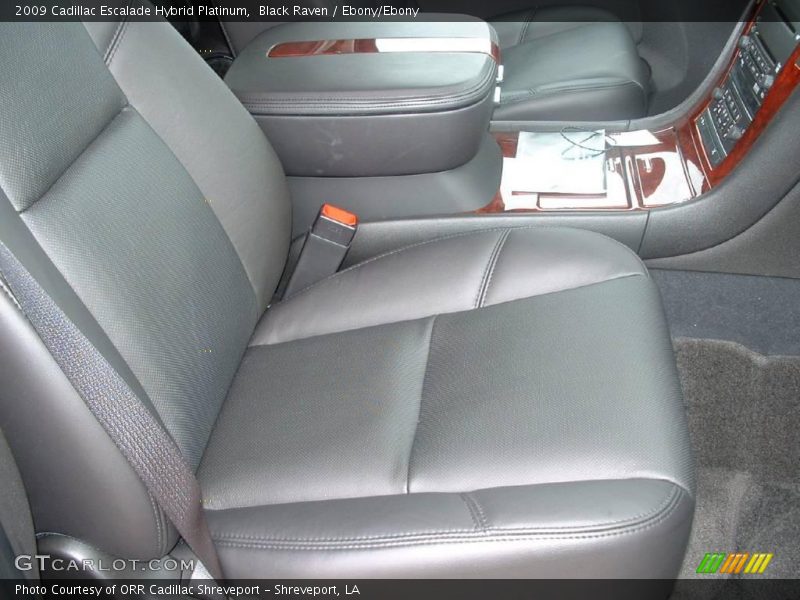 Black Raven / Ebony/Ebony 2009 Cadillac Escalade Hybrid Platinum