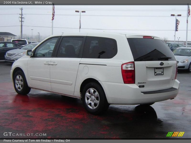 White / Gray 2006 Kia Sedona LX