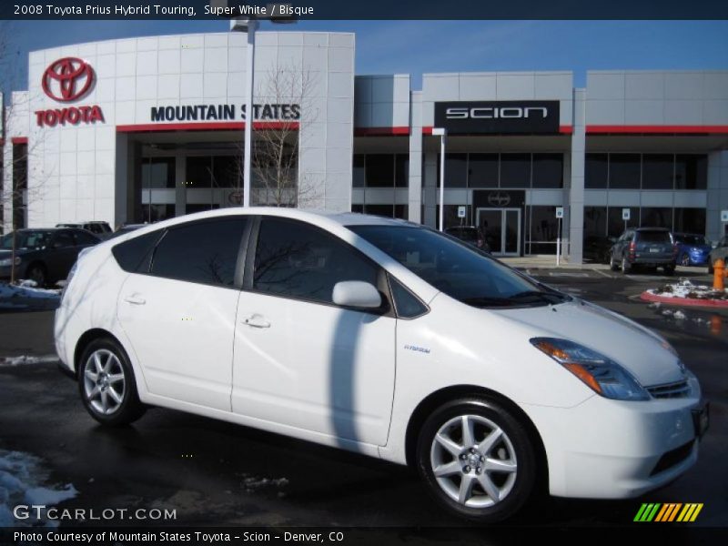 Super White / Bisque 2008 Toyota Prius Hybrid Touring