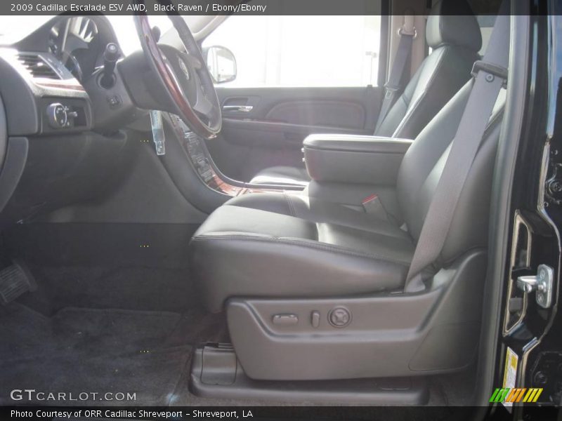 Black Raven / Ebony/Ebony 2009 Cadillac Escalade ESV AWD