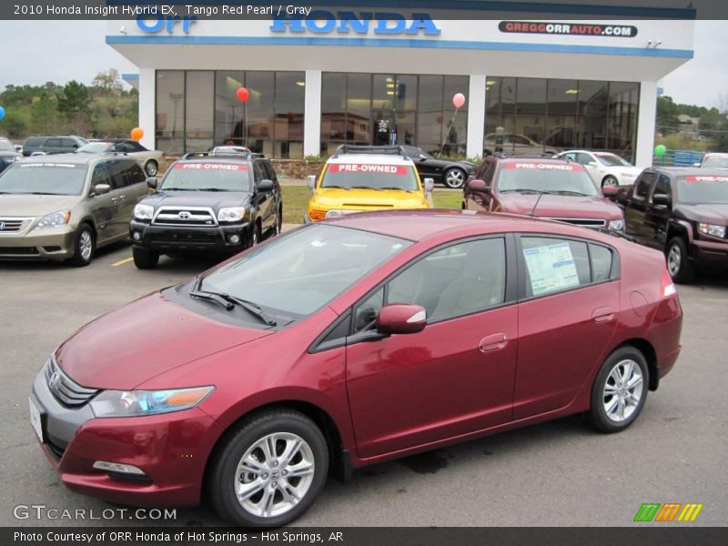 Tango Red Pearl / Gray 2010 Honda Insight Hybrid EX