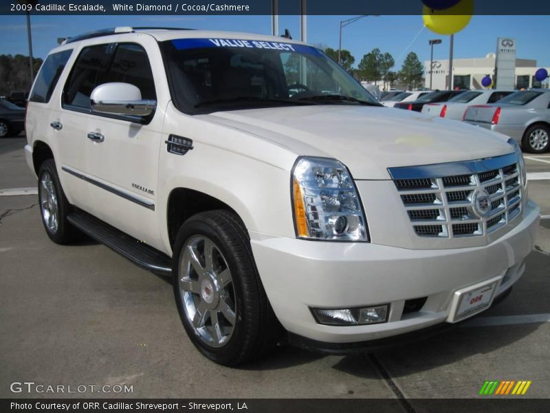 White Diamond / Cocoa/Cashmere 2009 Cadillac Escalade