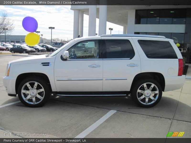 White Diamond / Cocoa/Cashmere 2009 Cadillac Escalade