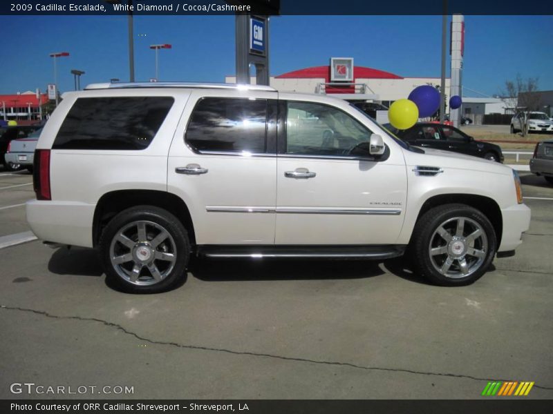 White Diamond / Cocoa/Cashmere 2009 Cadillac Escalade