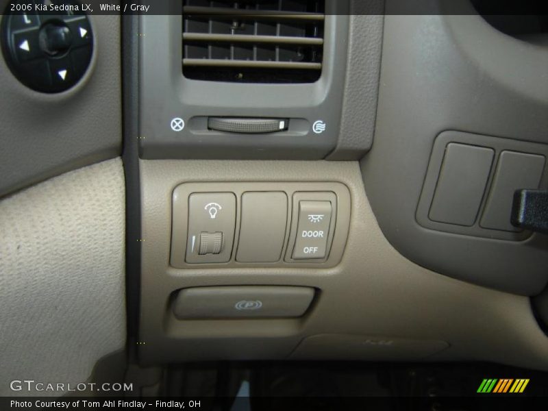 White / Gray 2006 Kia Sedona LX