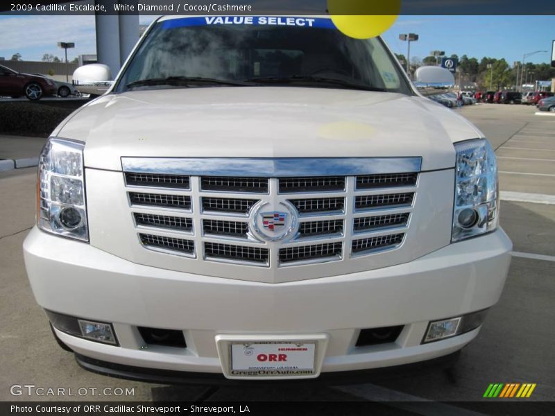 White Diamond / Cocoa/Cashmere 2009 Cadillac Escalade