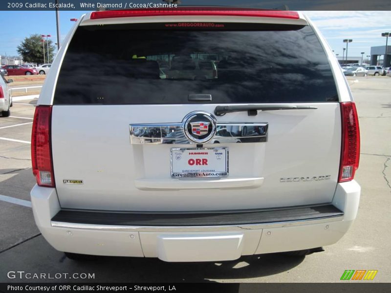 White Diamond / Cocoa/Cashmere 2009 Cadillac Escalade