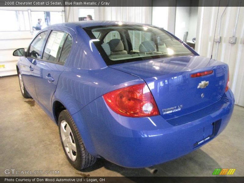 Blue Flash Metallic / Gray 2008 Chevrolet Cobalt LS Sedan