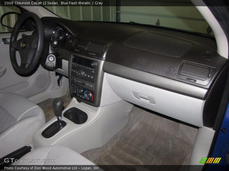 Blue Flash Metallic / Gray 2008 Chevrolet Cobalt LS Sedan
