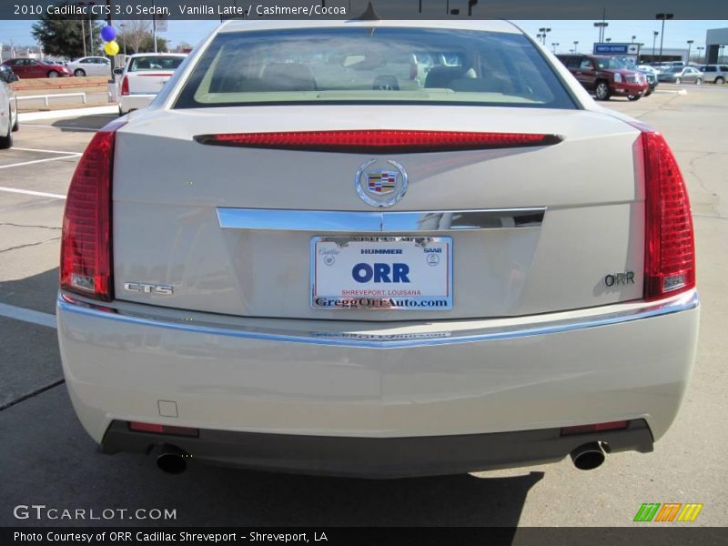 Vanilla Latte / Cashmere/Cocoa 2010 Cadillac CTS 3.0 Sedan
