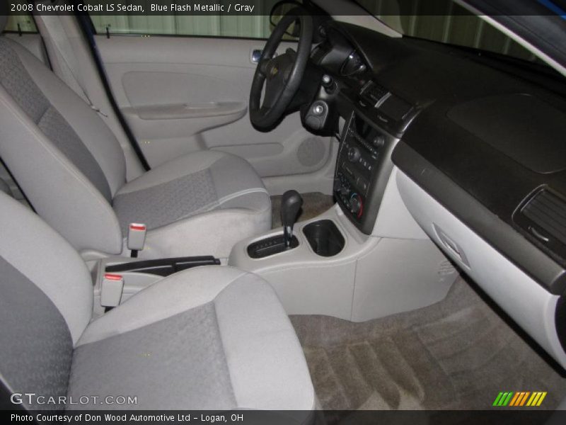 Blue Flash Metallic / Gray 2008 Chevrolet Cobalt LS Sedan