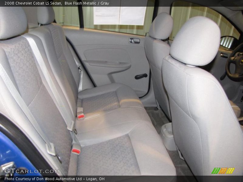 Blue Flash Metallic / Gray 2008 Chevrolet Cobalt LS Sedan
