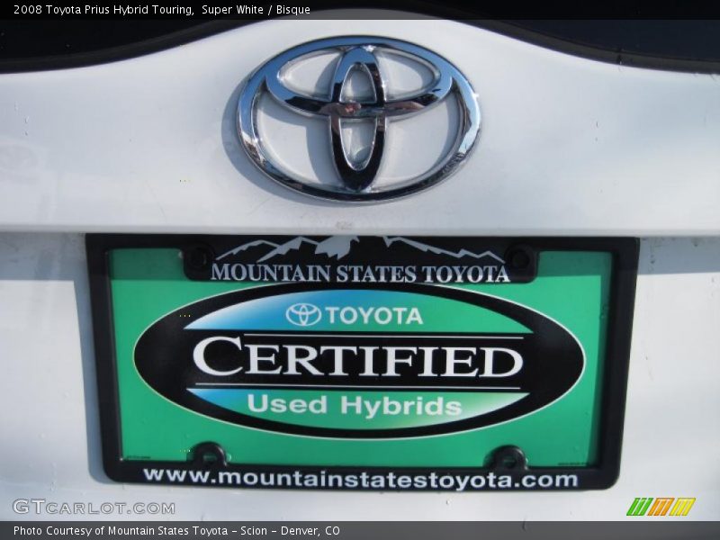 Super White / Bisque 2008 Toyota Prius Hybrid Touring