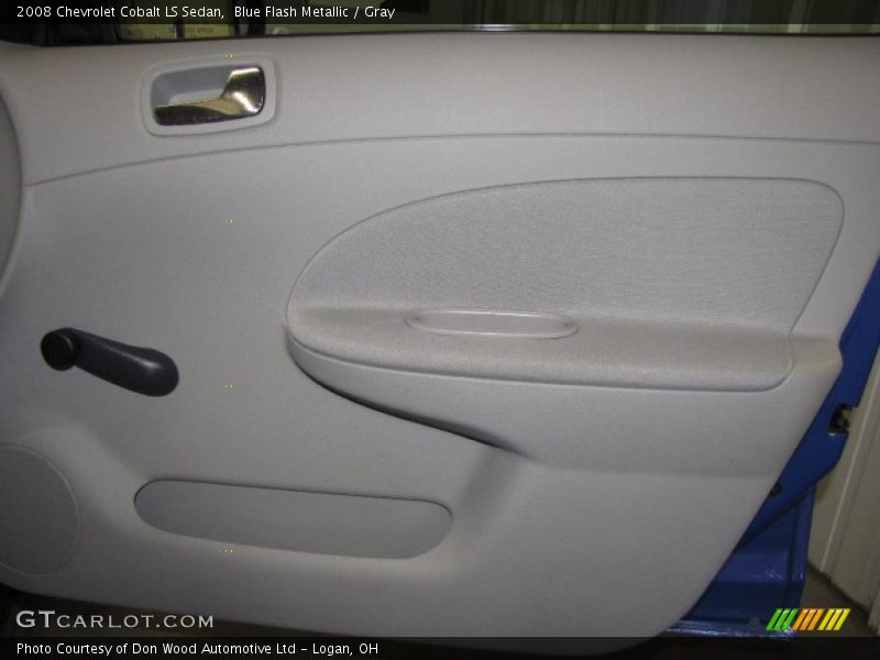 Blue Flash Metallic / Gray 2008 Chevrolet Cobalt LS Sedan