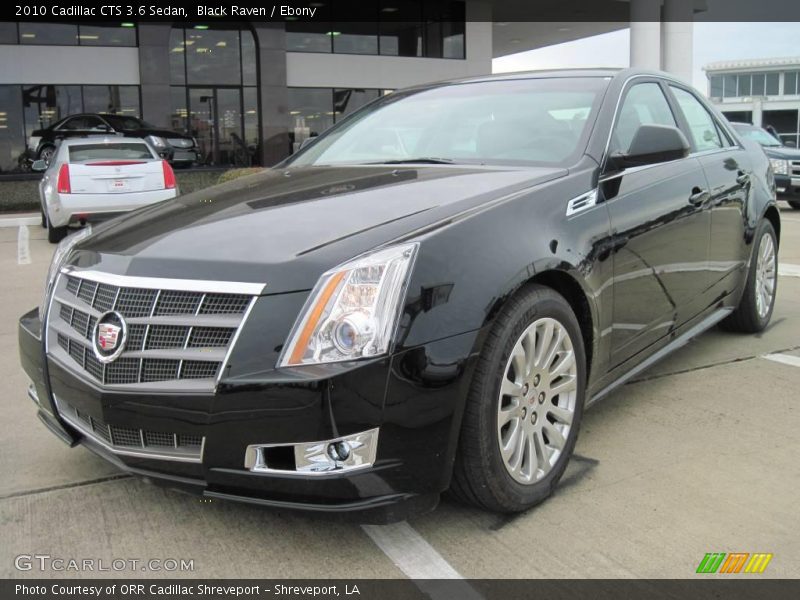Black Raven / Ebony 2010 Cadillac CTS 3.6 Sedan
