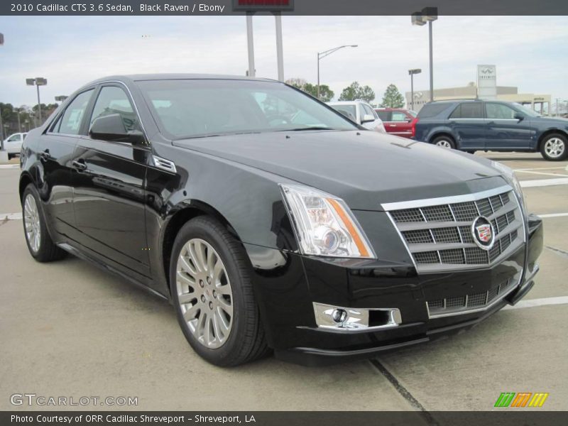 Black Raven / Ebony 2010 Cadillac CTS 3.6 Sedan