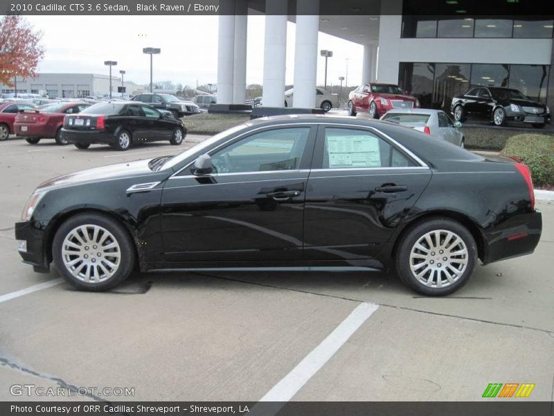 Black Raven / Ebony 2010 Cadillac CTS 3.6 Sedan
