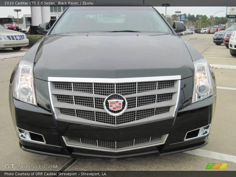 Black Raven / Ebony 2010 Cadillac CTS 3.6 Sedan
