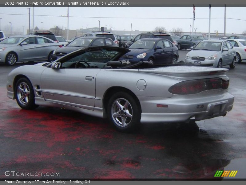 Bright Silver Metallic / Ebony Black 2002 Pontiac Firebird Convertible