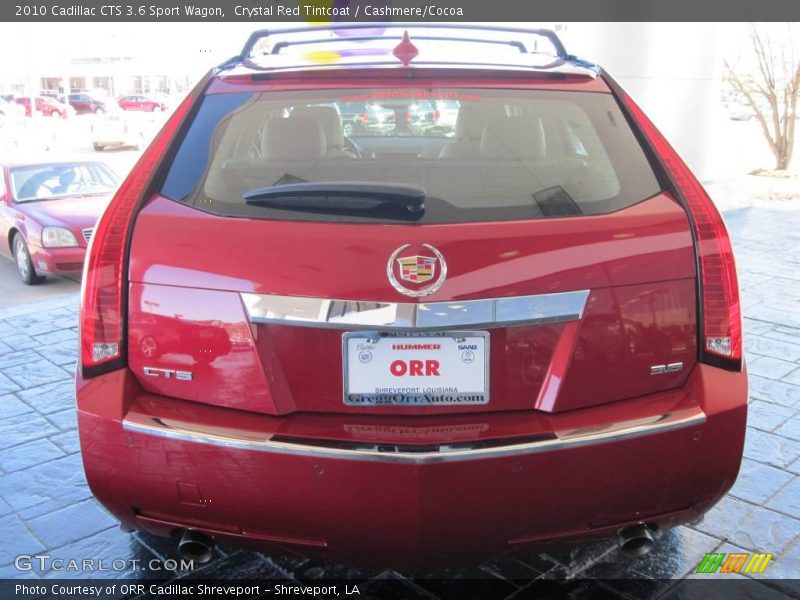 Crystal Red Tintcoat / Cashmere/Cocoa 2010 Cadillac CTS 3.6 Sport Wagon