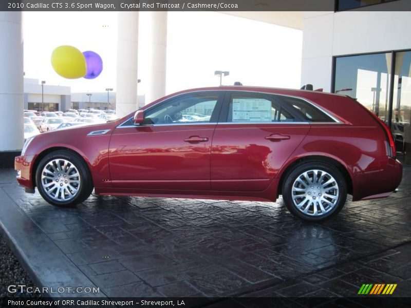 Crystal Red Tintcoat / Cashmere/Cocoa 2010 Cadillac CTS 3.6 Sport Wagon