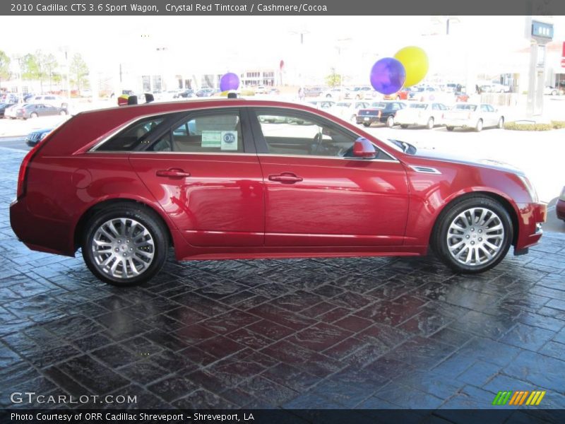 Crystal Red Tintcoat / Cashmere/Cocoa 2010 Cadillac CTS 3.6 Sport Wagon