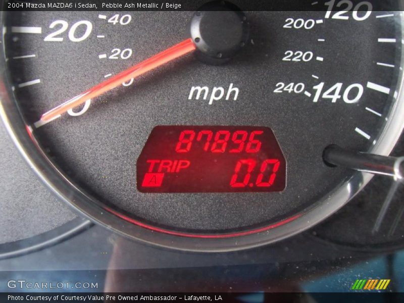 Pebble Ash Metallic / Beige 2004 Mazda MAZDA6 i Sedan