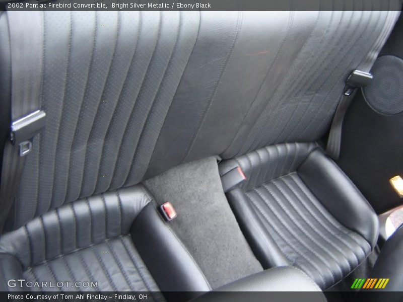 Bright Silver Metallic / Ebony Black 2002 Pontiac Firebird Convertible