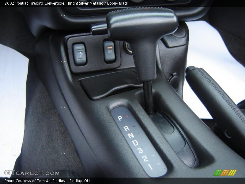 Bright Silver Metallic / Ebony Black 2002 Pontiac Firebird Convertible